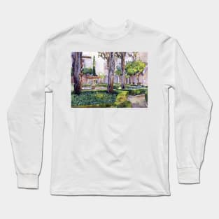 Lindaraja Courtyard, Nazarine Palace, Alhambra, Granada Long Sleeve T-Shirt